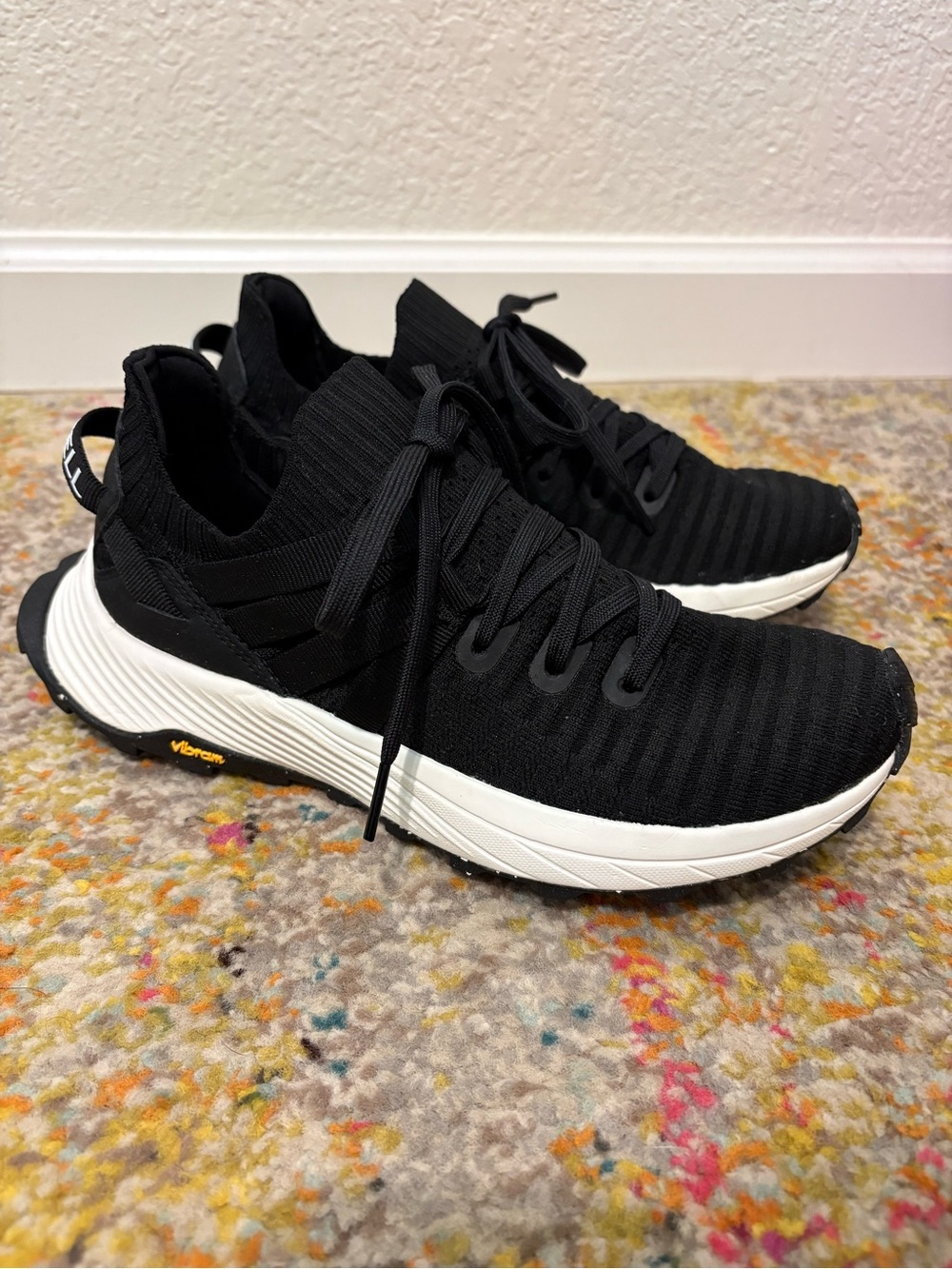 Merrell FloatPro Women's Black White Knit Athletic Sneakers Lightweight Size 7